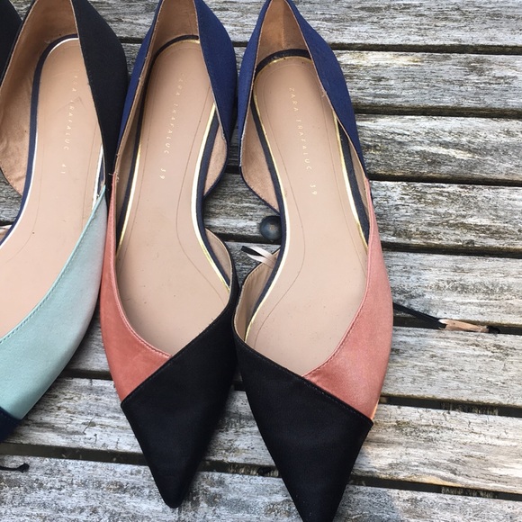 Two pairs of Zara shoes sizes 10 and 8 - Picture 3 of 9